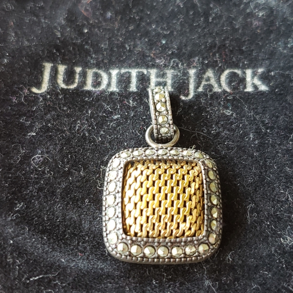 Judith Jack Sterling Marqusite Pendant